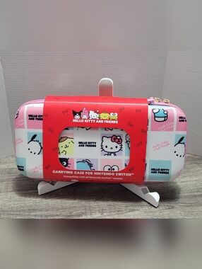 Hello Kitty Pink Carrying Case for Nintendo Switch - Hello Kitty and Friends